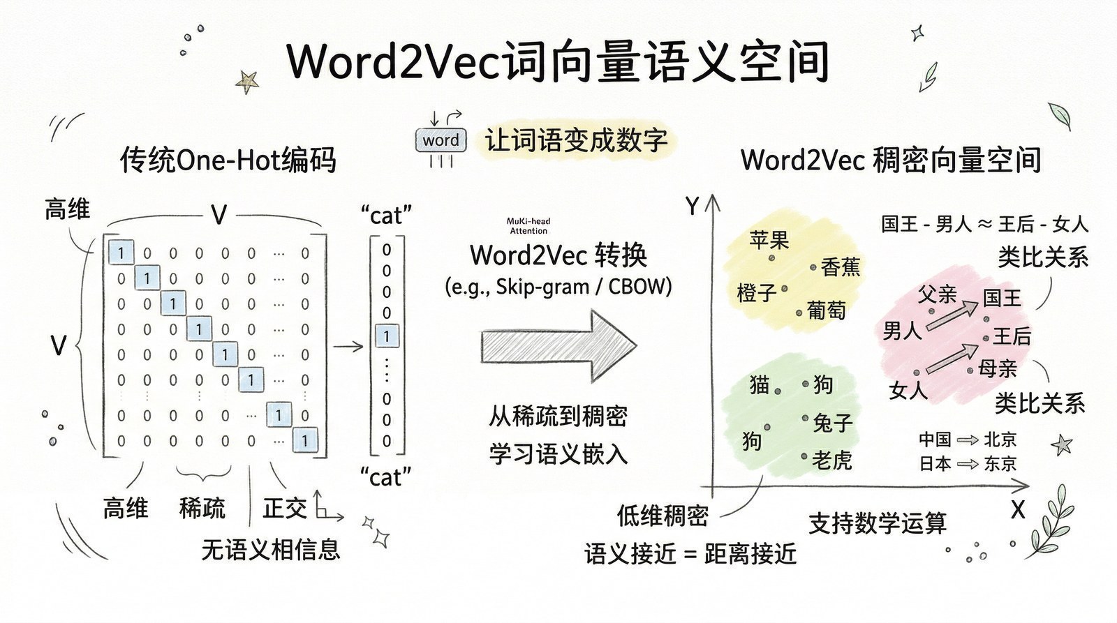图 第二章-3：Word2Vec：词语的语义空间