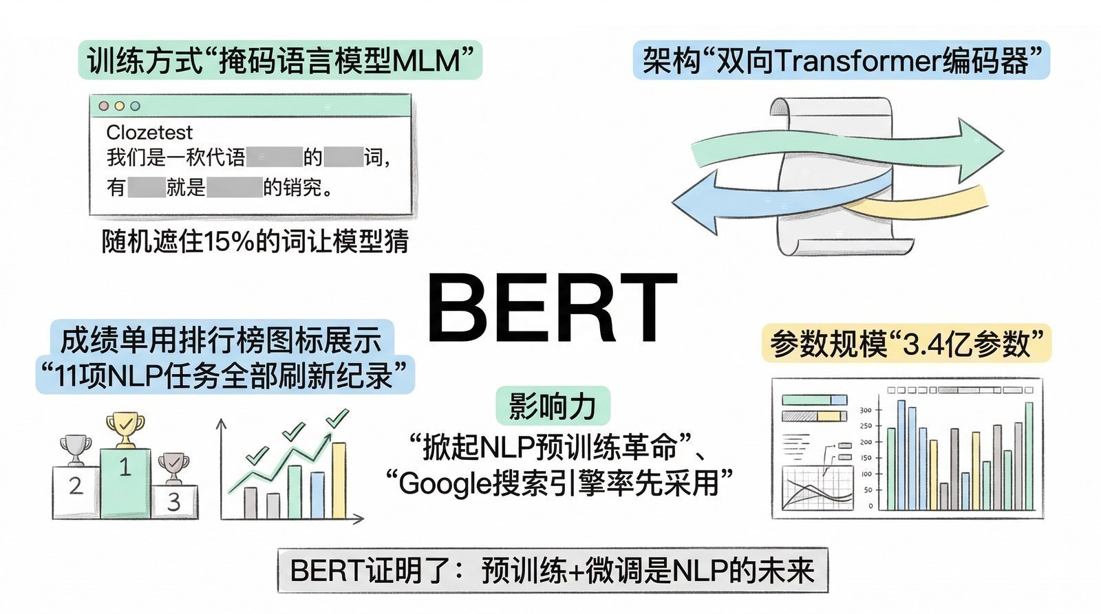 图 第五章-5：BERT横扫排行榜